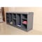 Basicwise Wooden Shoe Cubicle Storage Entryway Bench with Soft Cushion for Seating QI003280L - alternate 5